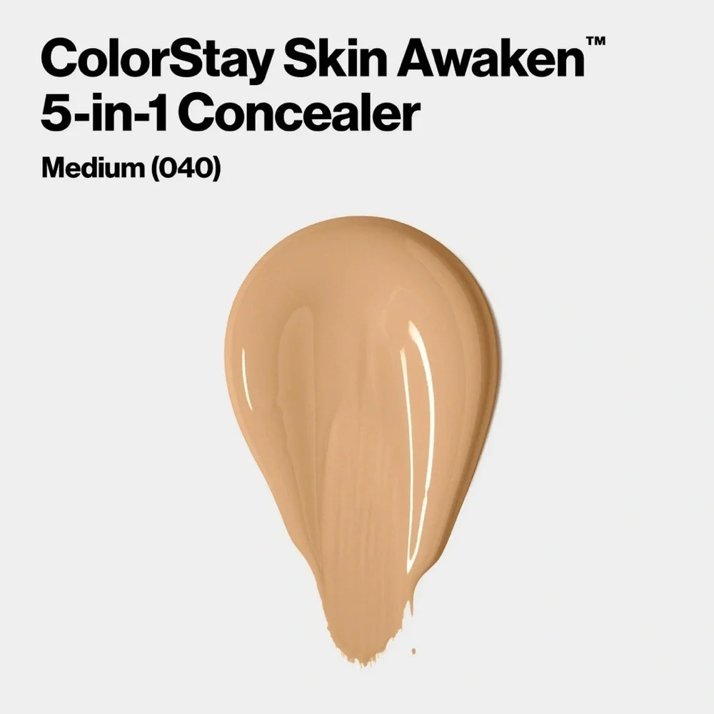 3/$12 Revlon 040 Medium Color Stay Skin Awaken 5 in 1 Concealer